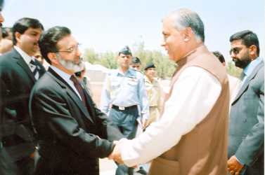 Visit of Mr. Shaukat Aziz, the Prime Minister of Pakistan, to Sitara Chemical Industries Ltd on 15 April, 2005