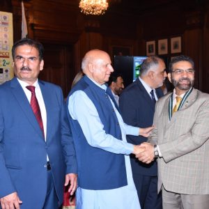 Mr. Muhammad Adrees CEO Sitara Chemicals receiving the FPCCI Award  from Governor Punjab Ch. Muhammad Sarwar at Lahore on 07-08-19